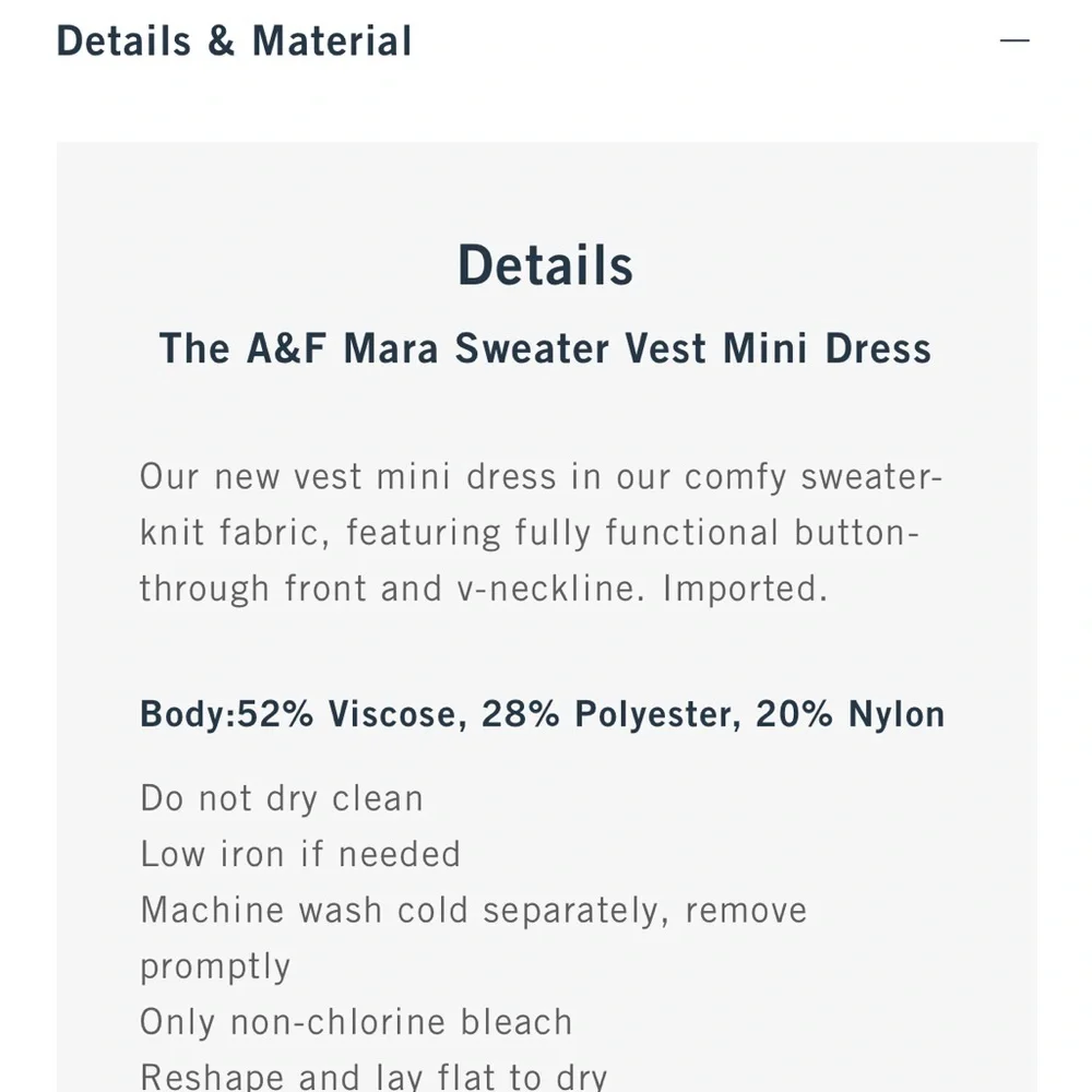 Abercrombie & Fitch Light Blue Button-Down Mini Dress - Picture 6 of 6